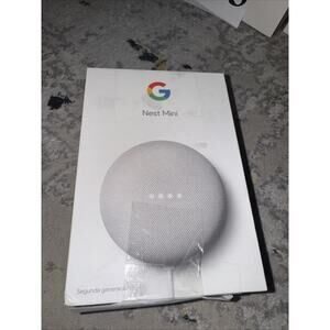 Google Nest Mini (2nd Generation) Smart Speaker - Chalk